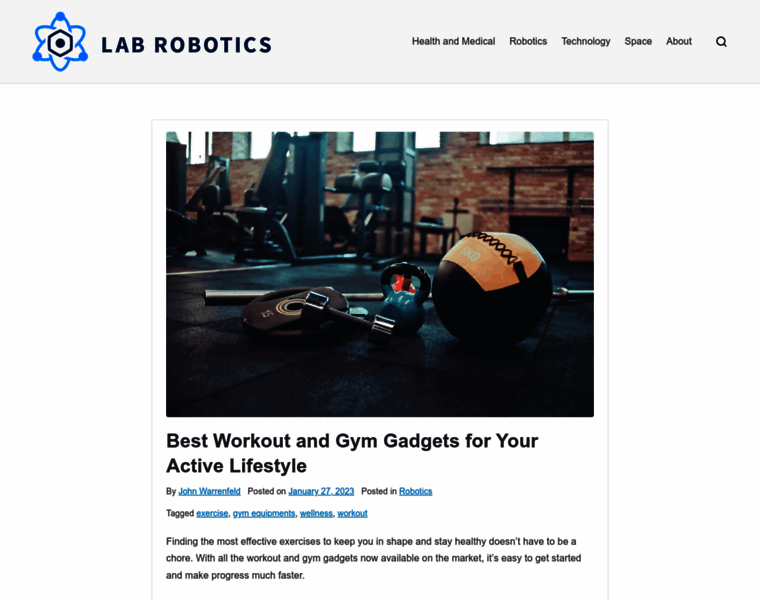 Lab-robotics.org thumbnail