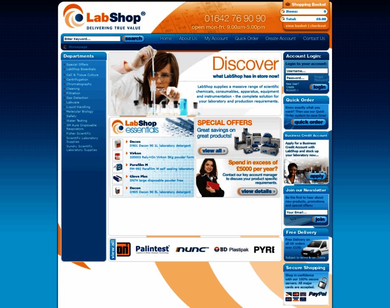 Lab-shop.co.uk thumbnail