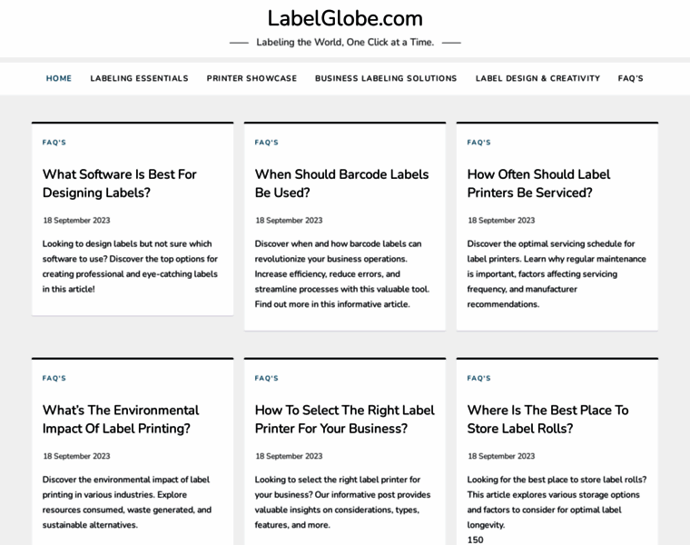 Labelglobe.com thumbnail