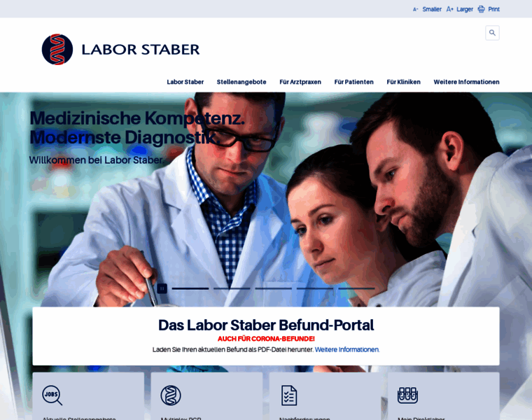 Labor-staber.de thumbnail