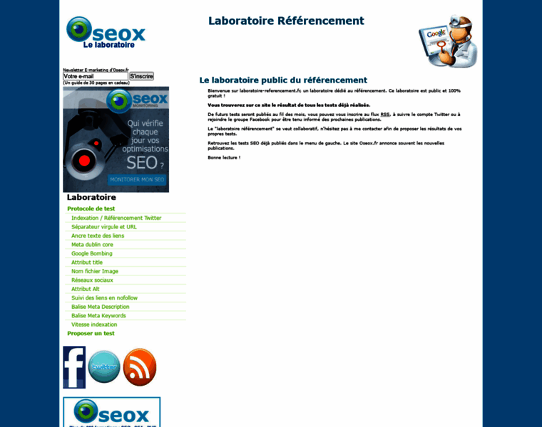Laboratoire-referencement.fr thumbnail