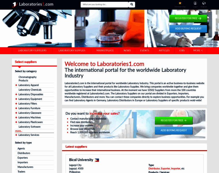Laboratories1.com thumbnail