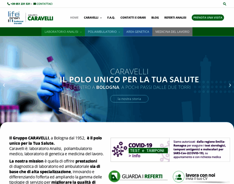 Laboratoriocaravelli.it thumbnail
