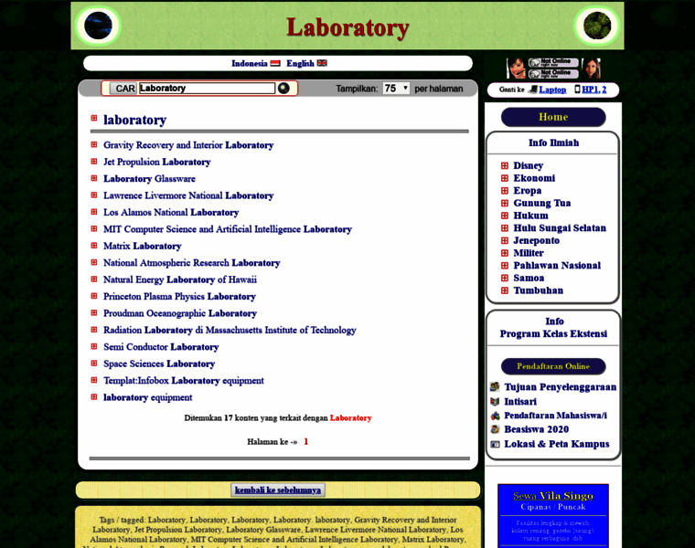 Laboratory.web.id thumbnail