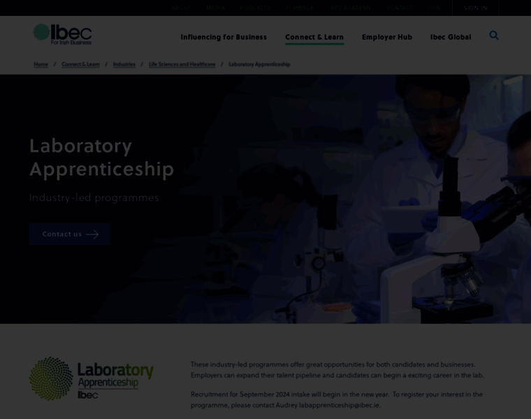 Laboratoryapprenticeships.ie thumbnail