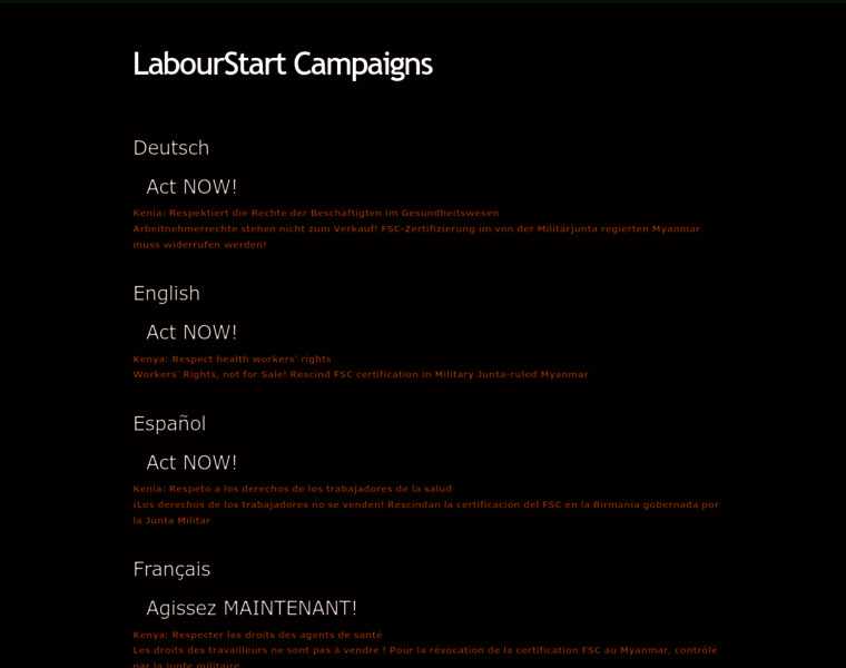Labourstartcampaigns.net thumbnail