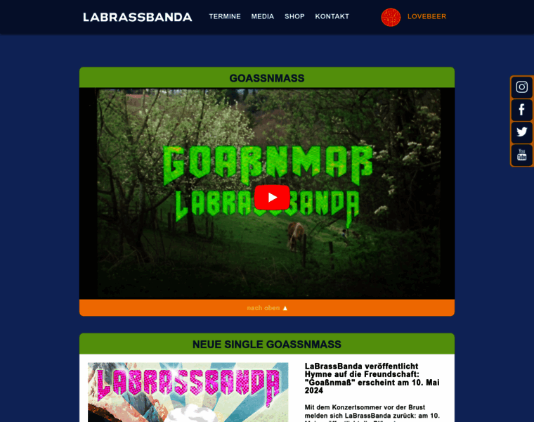 Labrassbanda.com thumbnail