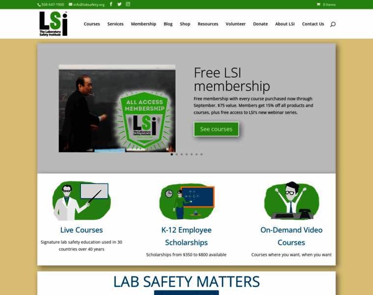 Labsafetyinstitute.org thumbnail