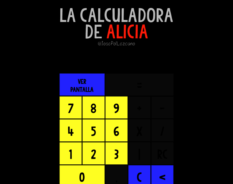 Lacalculadoradealicia.es thumbnail Lacalculadoradealicia.es thumbnail