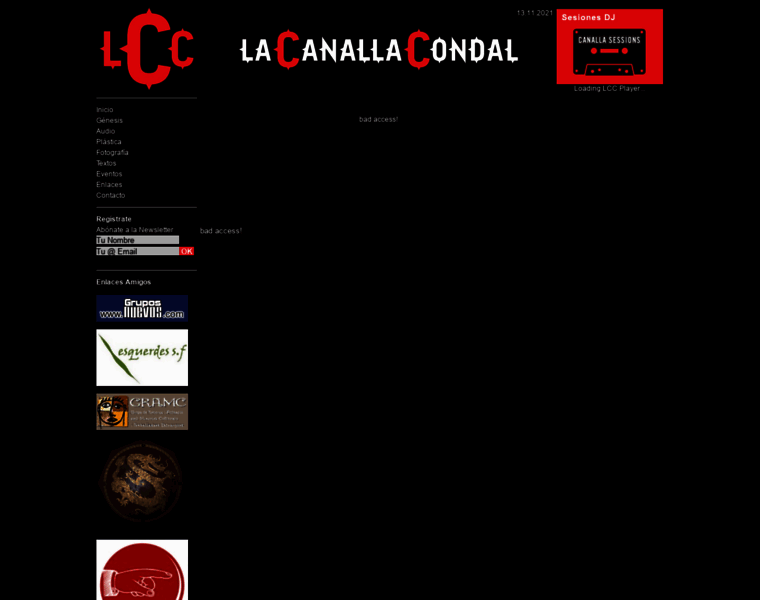 Lacanallacondal.com thumbnail