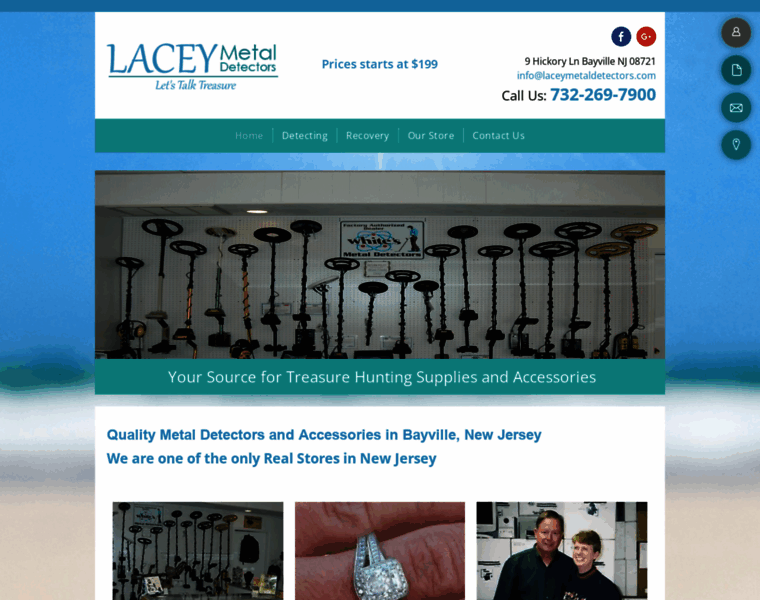 Laceymetaldetectors.com thumbnail