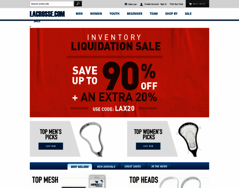 Lacrosse.com thumbnail
