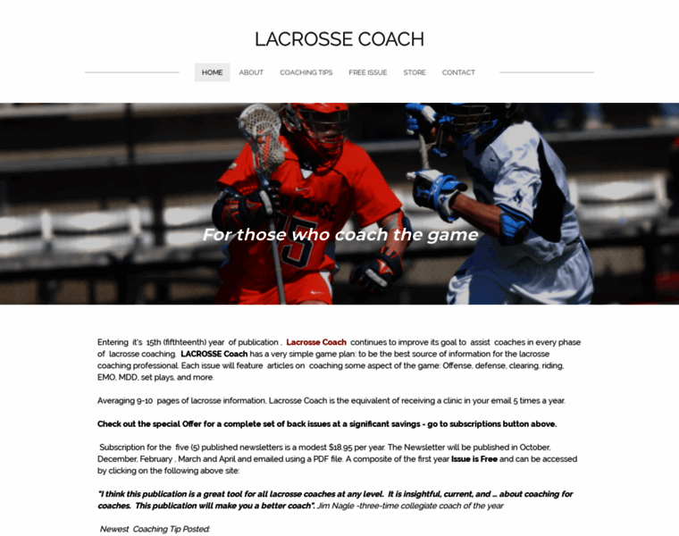 Lacrossecoach.org thumbnail