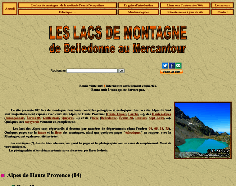 Lacsdemontagne.fr thumbnail