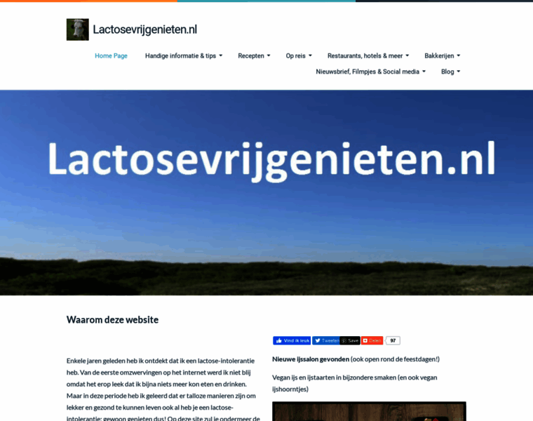 Lactosevrijgenieten.nl thumbnail