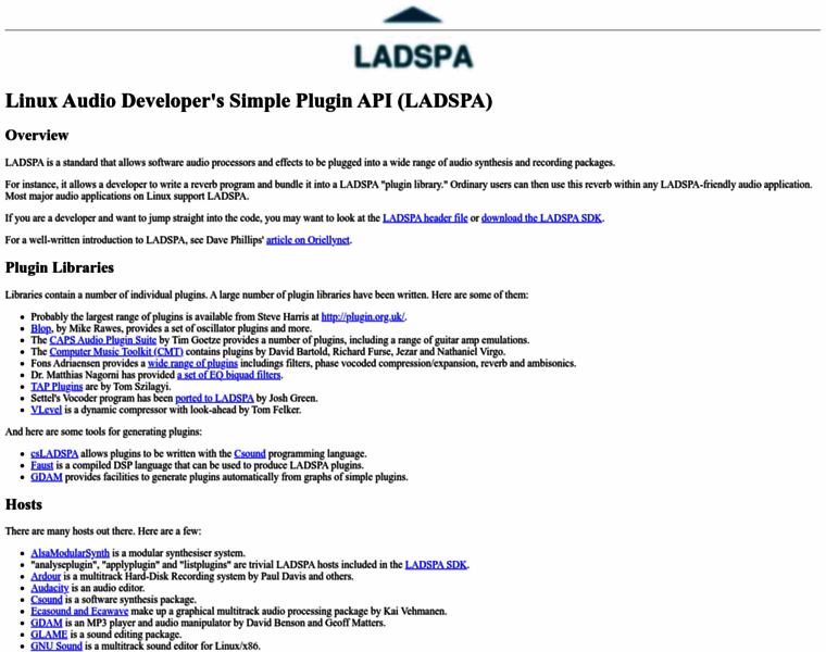 Ladspa.org thumbnail