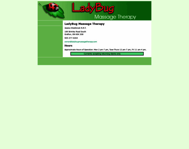 Ladybugmassagetherapy.com thumbnail