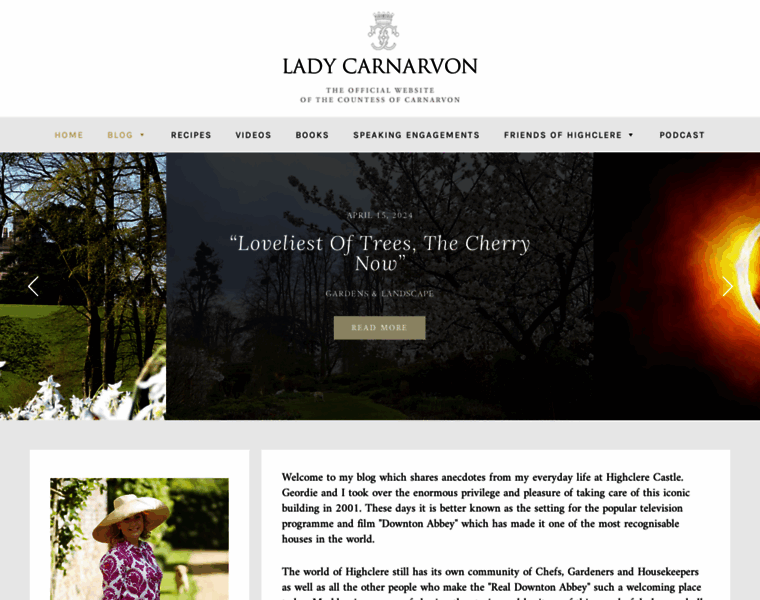 Ladycarnarvon.com thumbnail