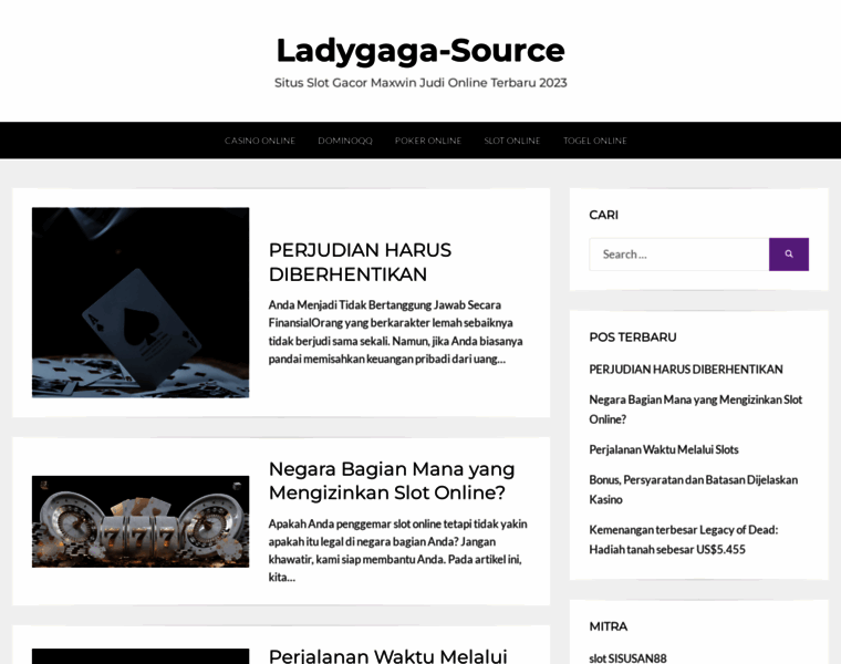 Ladygaga-source.com thumbnail