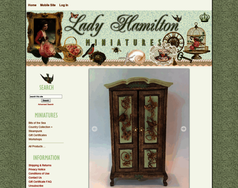 Ladyhamiltonminiatures.com thumbnail