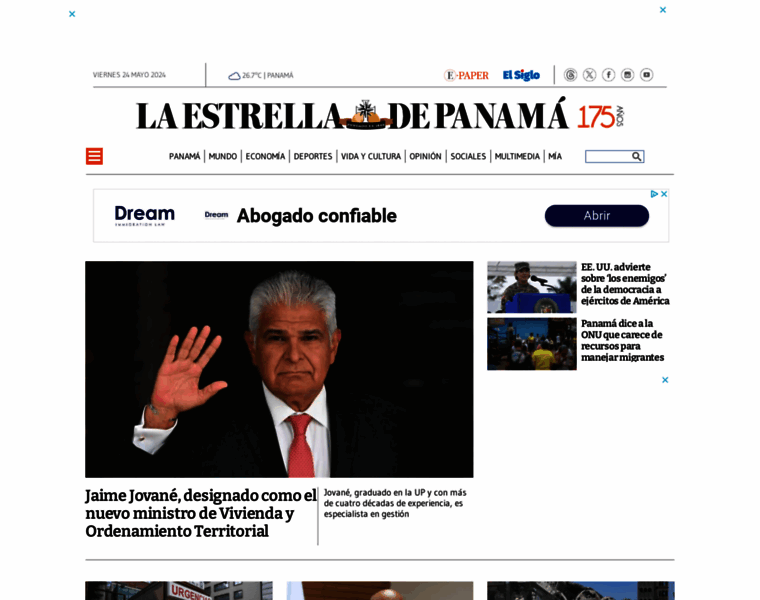 Laestrella.com.pa thumbnail