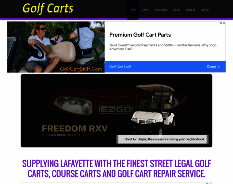 Lafayette-golf-carts.com thumbnail