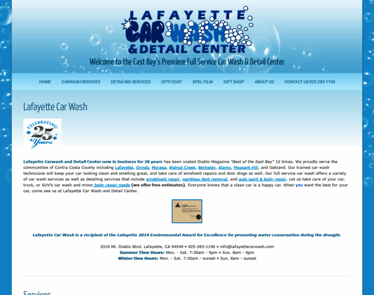 Lafayettecarwash.com thumbnail