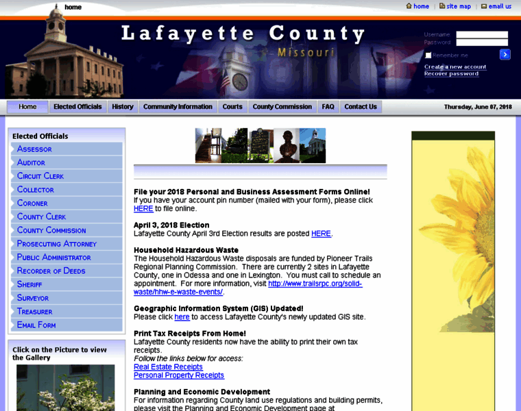 Lafayettecountyclerk.com thumbnail