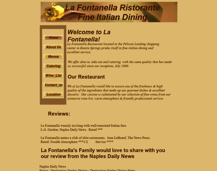 Lafontanellarestaurant.net thumbnail
