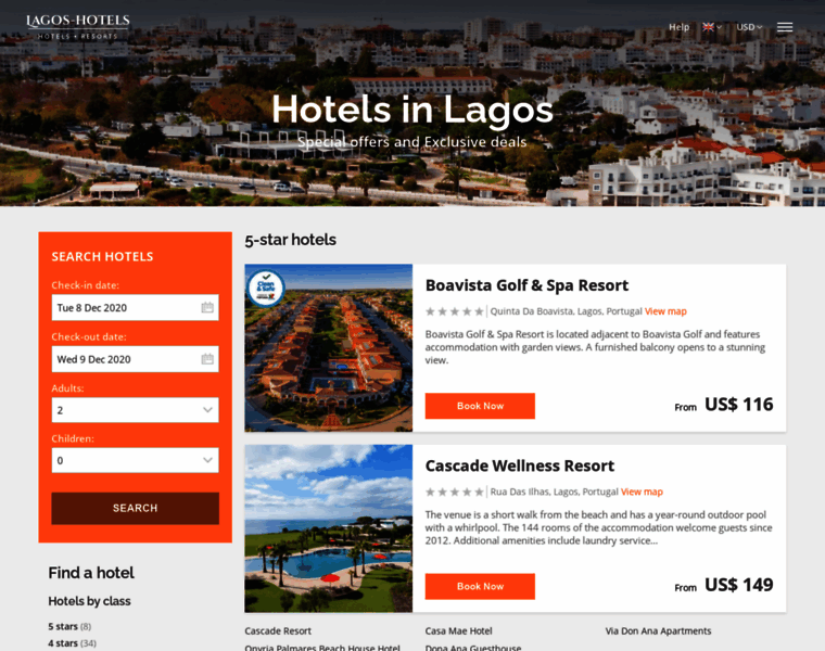 Lagos-hotels.net thumbnail