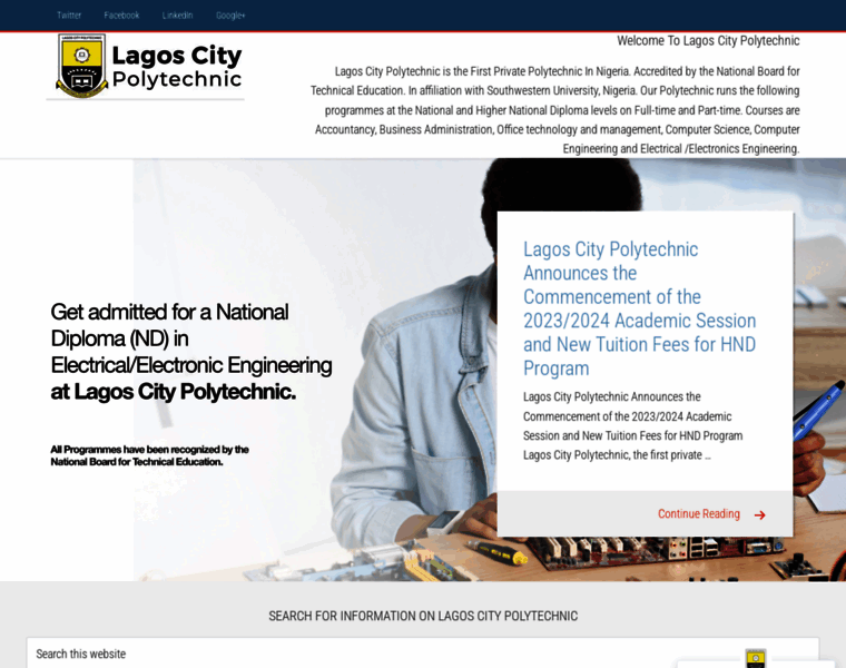 Lagoscitypolytechnic.edu.ng thumbnail