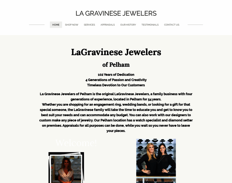 Lagravinesejewelers.com thumbnail