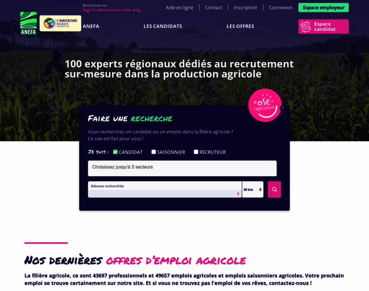 Lagriculture-recrute.org thumbnail