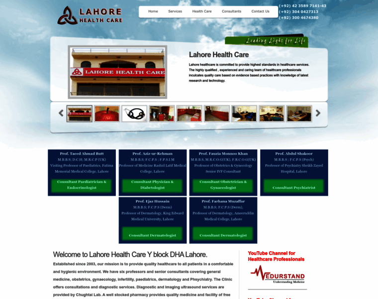 Lahorehealthcare.com thumbnail