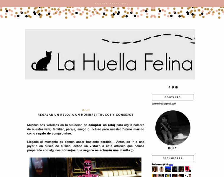 Lahuellafelina.com thumbnail