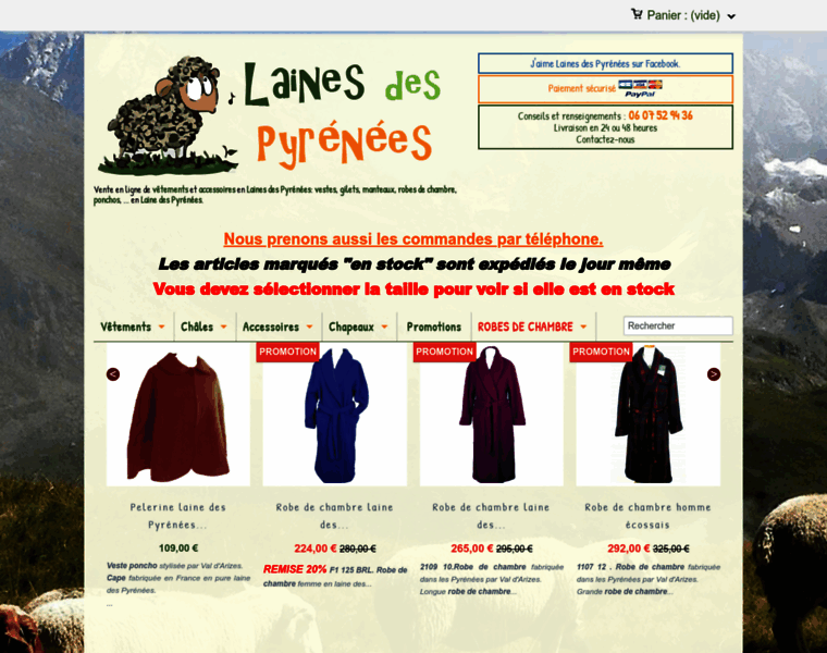 Laines-des-pyrenees.com thumbnail