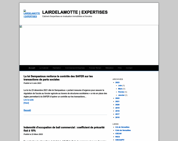 Lairdelamotte-expertises.com thumbnail