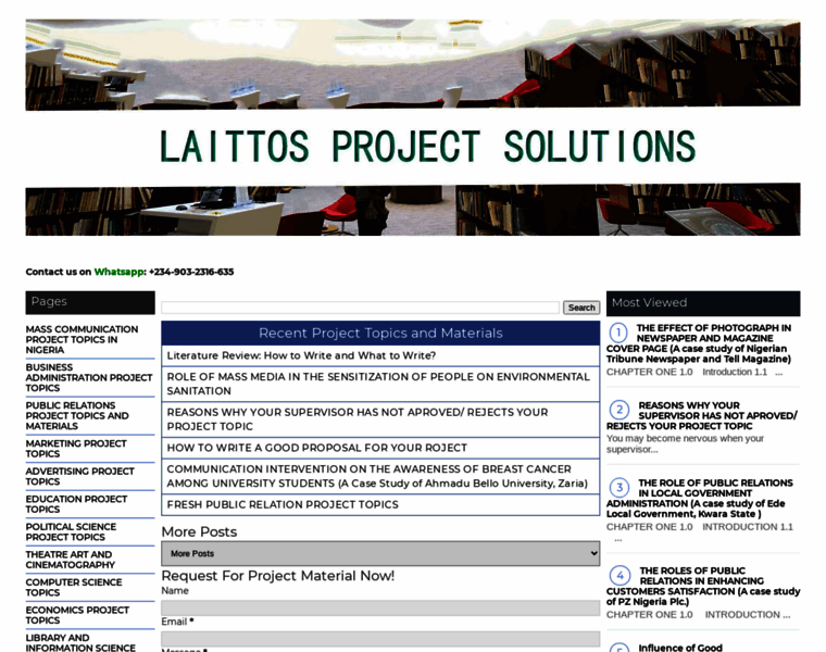 Laittosprojectsolutions.blogspot.com.ng thumbnail