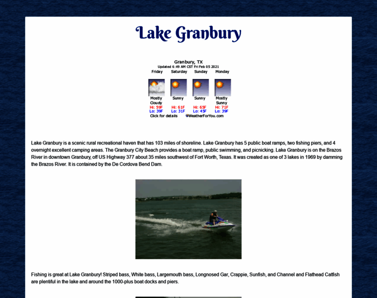 Lake-granbury.com thumbnail