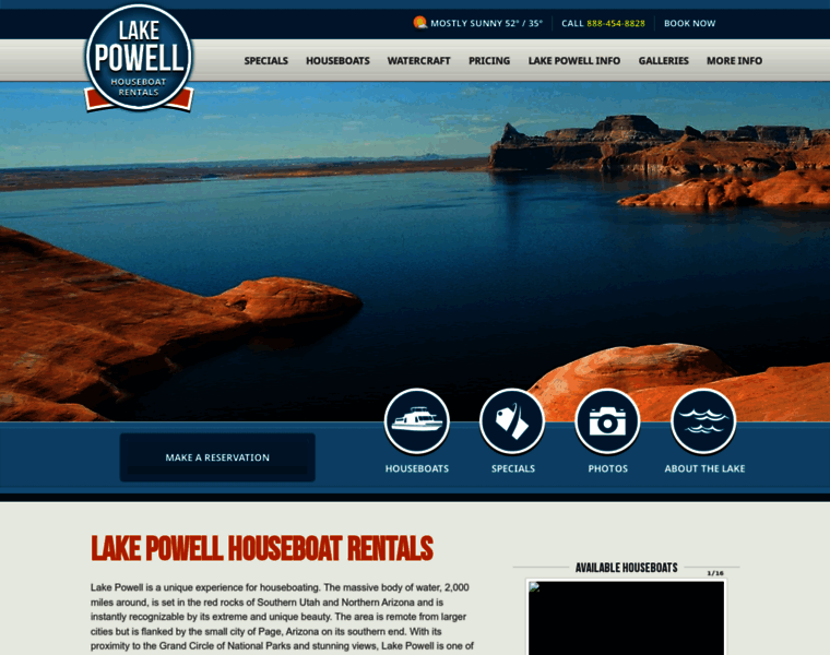 Lake-powell-houseboat-rentals.com thumbnail