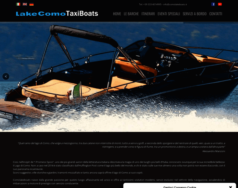 Lakecomotaxiboats.com thumbnail