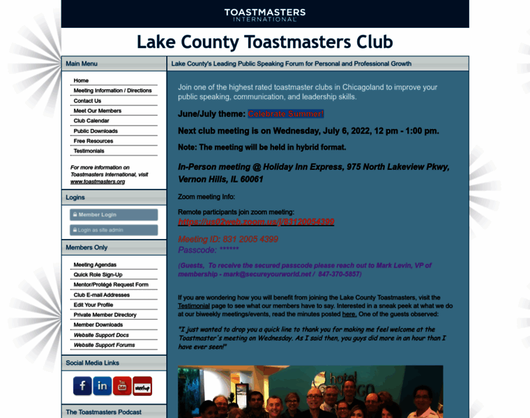 Lakecountytoastmasters.com thumbnail