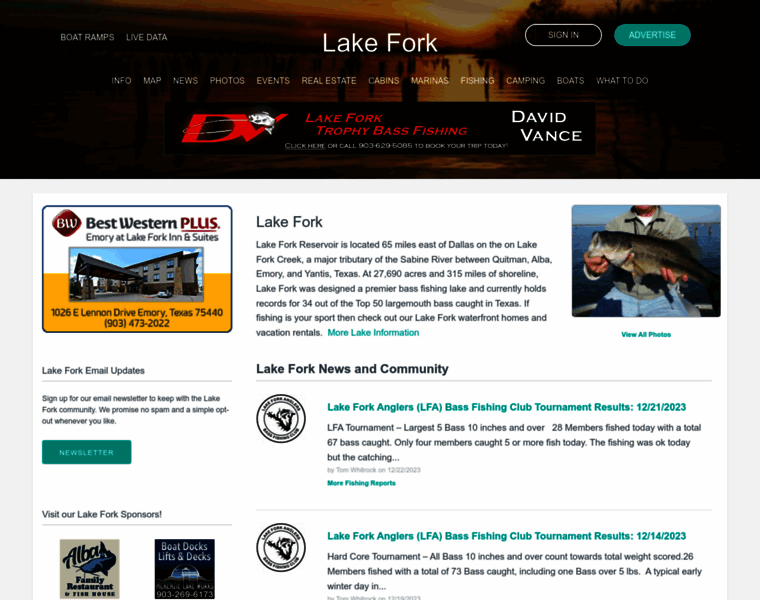 Lakeforktexas.com thumbnail