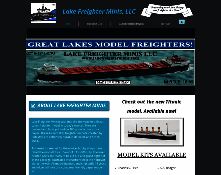 Lakefreighterminis.com thumbnail