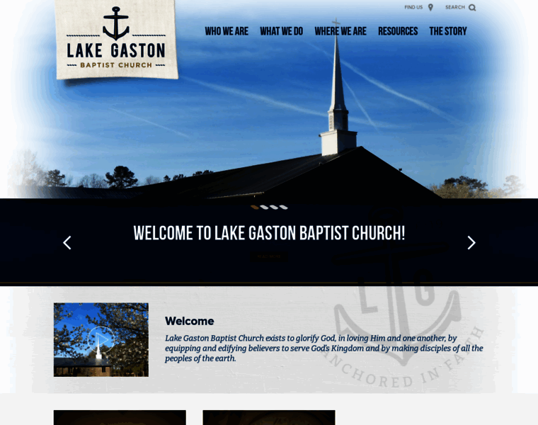 Lakegastonbaptist.com thumbnail