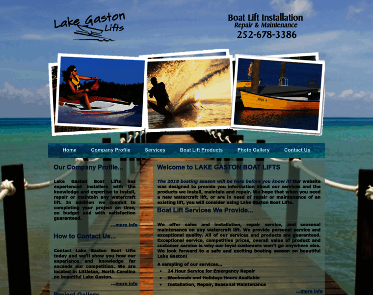 Lakegastonboatlifts.com thumbnail