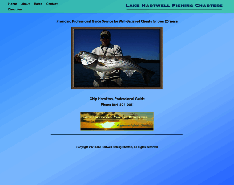 Lakehartwellfishingcharters.com thumbnail
