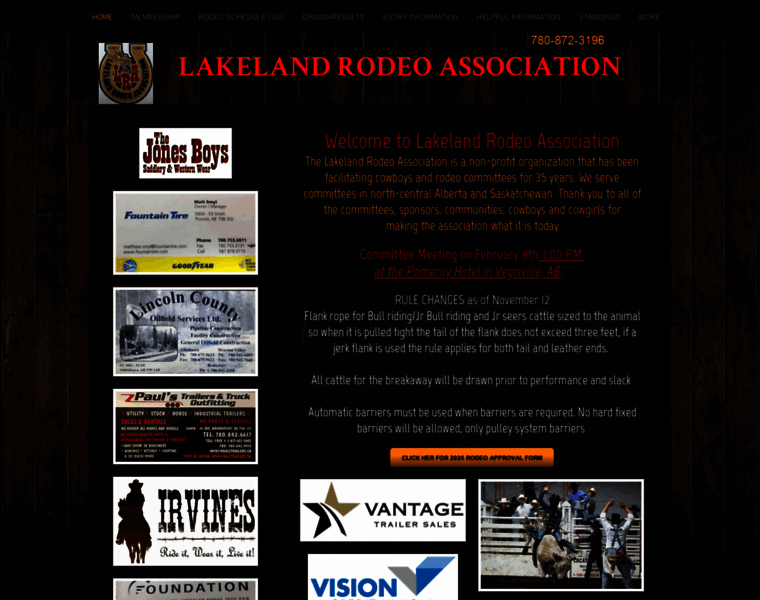 Lakelandrodeoassociation.com thumbnail