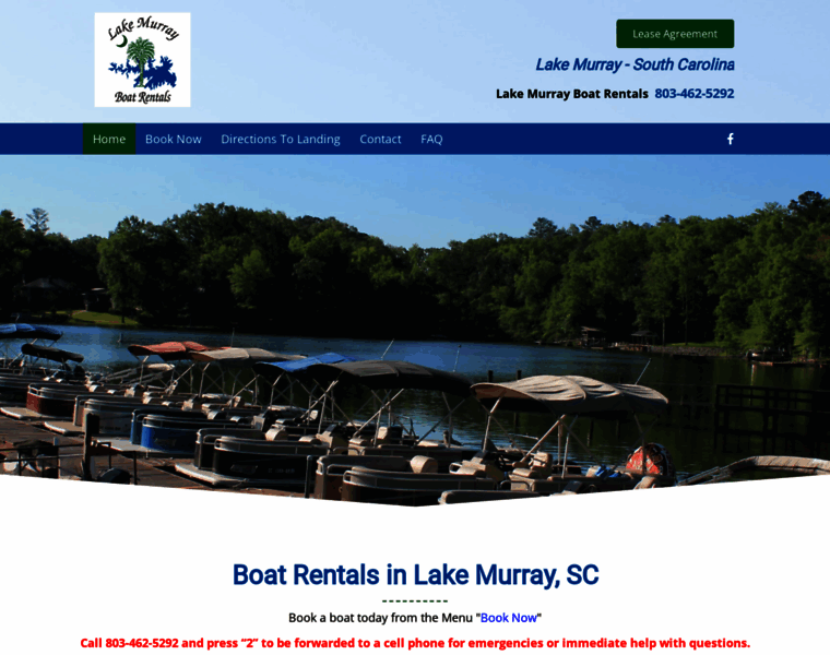 Lakemurrayboatrentals.com thumbnail