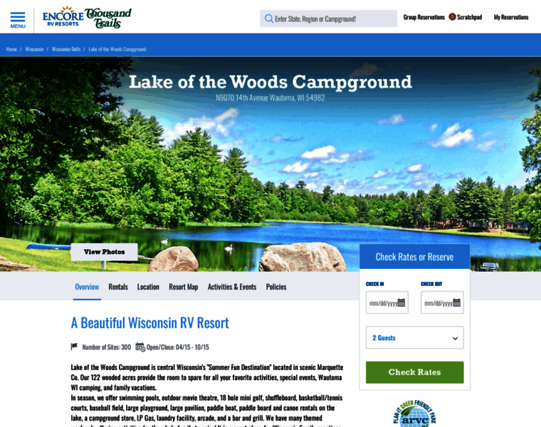 Lakeofthewoodswi.com thumbnail